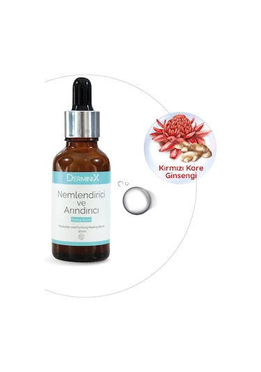 Derminix Nemlendirme ve Arındırıcı Peeling Serum 30 ML