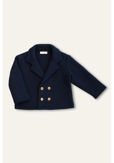 Erkek Çocuk Örme Ceket - Lacivert Lacivert