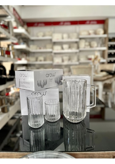 Arow Cam Bardak Bardak Takımı 25 Parça