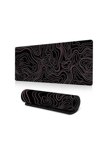 Cbtx 300 X 600 X 3mm Yaratıcı Soyut Desen Mouse Pad Masa Büyük Fare Mat - Stil K