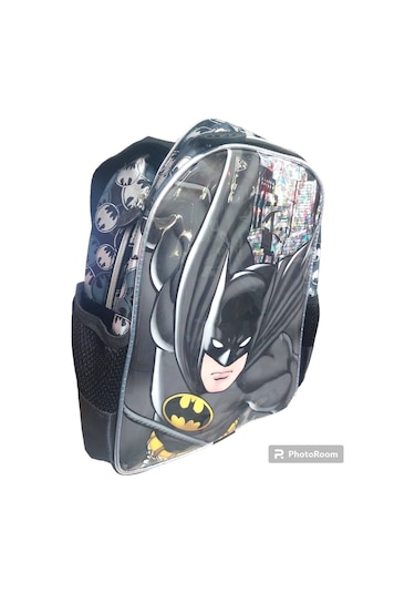 Batman Pelerinli Anaokul Çantası Çok Renkli