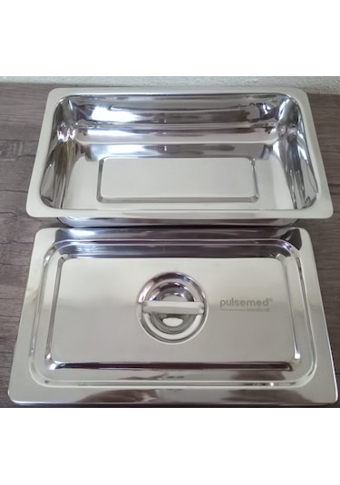 Metal Küvet Kapaklı 20 Cm