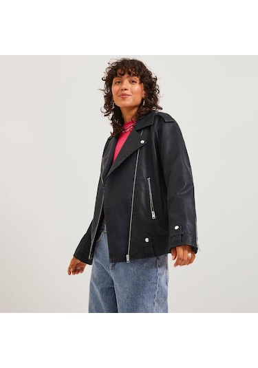 Jjxx Siyah Kadın Pu Deri Ceket 12247404 Siyah