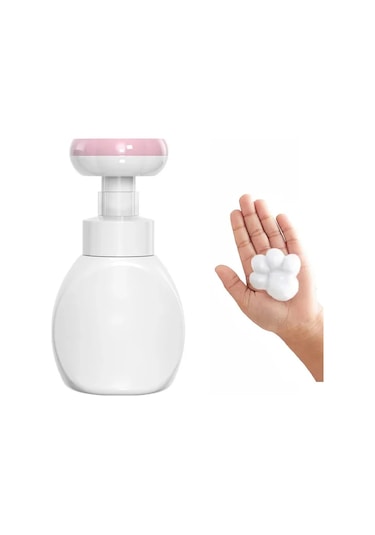 El Köpük Dağıtıcı Çiçek Şekli El Sabunu Köpük El Dağıtıcı Çiçek Damga Dağıtıcı Pink Paw Germany Pembe