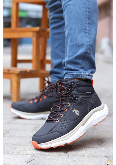 U.s. Polo Assn. Ry Waterproof Bağcıklı Outdoor Erkek Bot 867800000746 01 Siyah Siyah