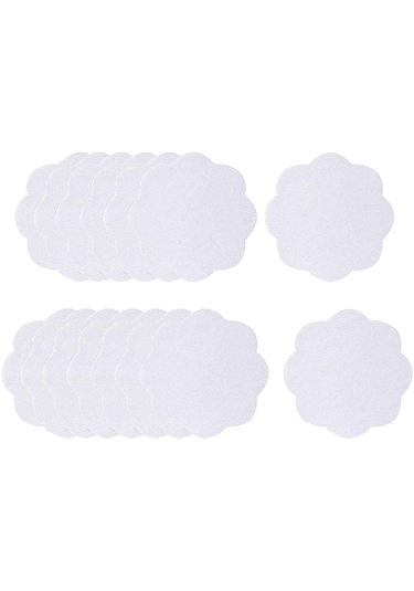 Homyl 30 Adet Boş Coaster Süblimasyon Isı Transfer Baskı Beyaz