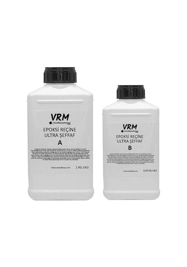 VRM Ultra Şeffaf Epoksi Reçine 7.25 KG
