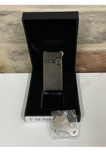 Jobon Çift Ateşlemeli Gaz Açıp Kapatmalı Füme Renk Kişiye Özel Ça