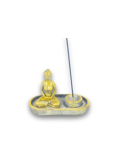 Yogacı Kız Çubuk Tütsülük Ve Tealight Beyaz