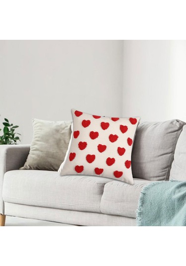 Suntek Nakışlı Yastık Kılıfı Kanepe Oturma Odası Yatak Ev Stil A