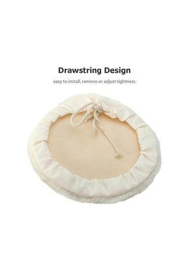 Pazly 7 Yün Araba Cila Pedi, 6'lı Paket, Araba Detaylandırma, Pamuklu, Kullanışlı