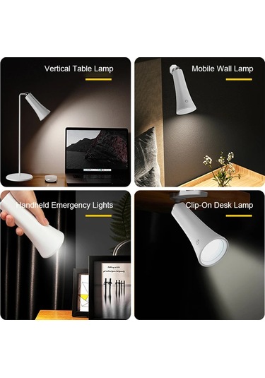 Masa Lambası Asılı Manyetik Masa Lambası Led Usb Şarj Edilebilir Çok Renkli