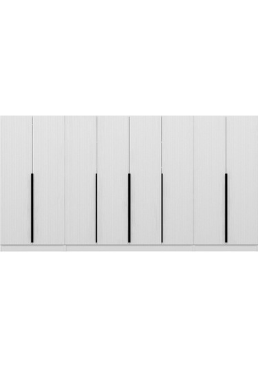 Kale Plus 8 Mebran Kapaklı 2ç Dolap Beyaz Mebran 190cm Beyaz