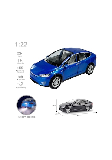 Hcl-511a Çek Bırak 1:22 Sesli Ve Işıklı Buharlı Tsl Metal Araba -vardem Oyuncak Çok Renkli