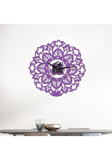 Pazly Suntek Saatler Saati Mor1-300x300x4mm Mor1 Livingroom Kuvars İslami Duvar Gg Çok Renkli