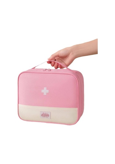 Hightower Mavi Taşınabilir Seyahat Çantası Kampçılık Acil Durum İlk Yardım Çantası