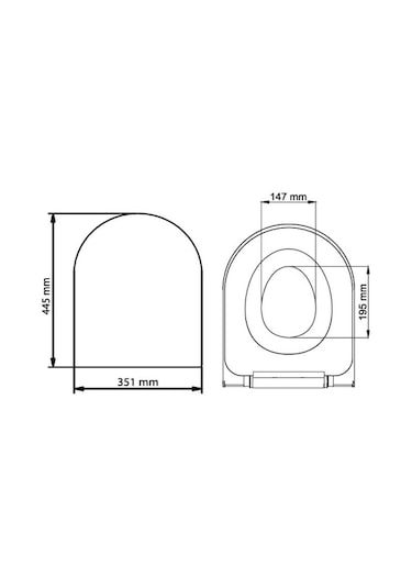 VİSAM MİMOZA YAVAŞ KAPANAN - Çocuk Oturaklı (Alttan Sıkmalı)