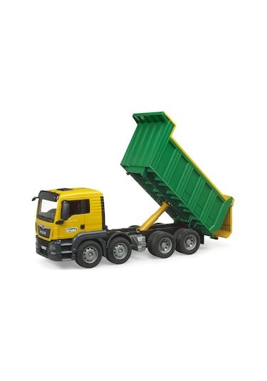 Bruder Man Tgs Çöp Kamyonu Sarı Yeşil Br03766