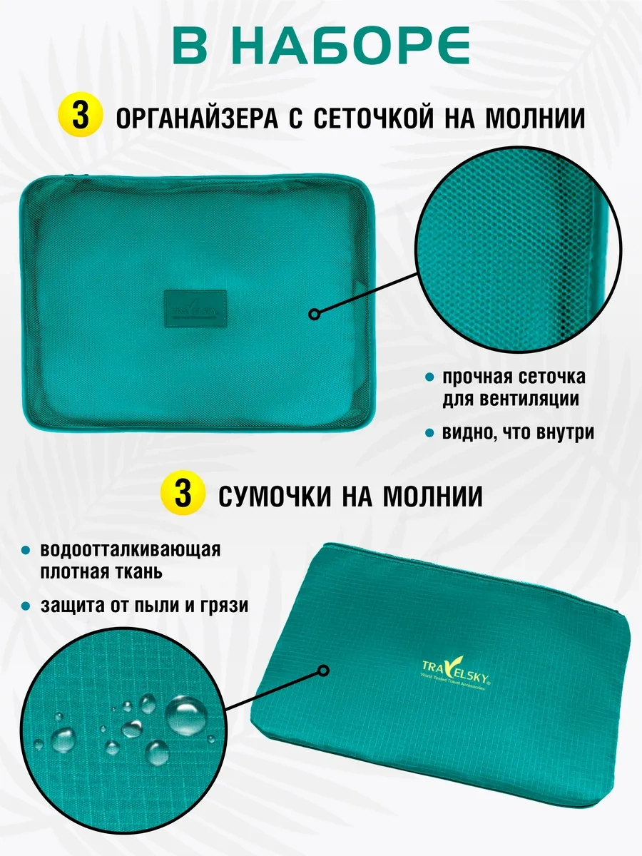 Travelsky Bavul İçin Seyahat Düzenleyici 401899485 Yeşil