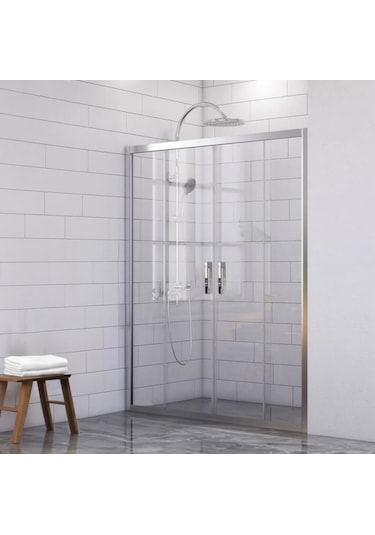 Durul Duşakabin Ön Cephe 5mm Şeffaf H:190 Cm Şeffaf