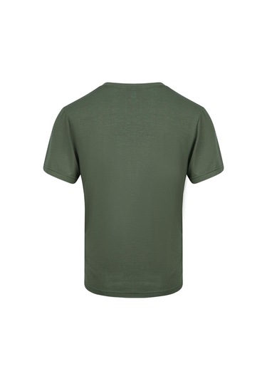 2as Victor Erkek Viloft V Yaka T-shirt Haki Haki