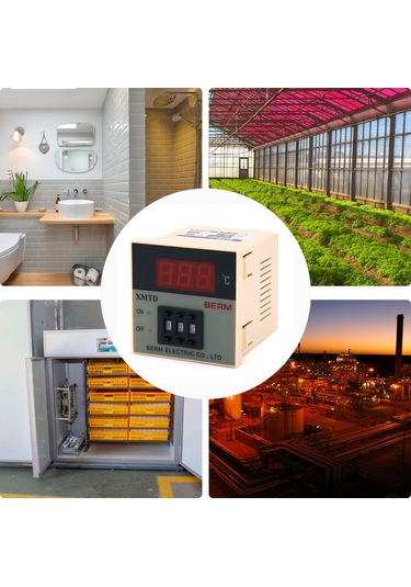 Qingmipy Xmtd-2001 Dijital Sıcaklık Kontrol Cihazı, 0-399 C Aralığında, Abs Kasa, 220v, Yüksek Doğruluk, Otomatik Kontrol