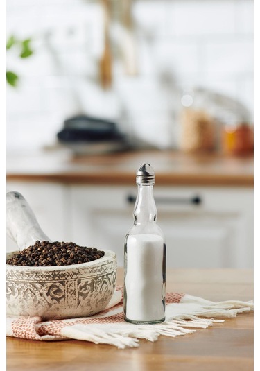 Renga Shaky 100 Ml Metal Kapaklı 2'li Cam Tuzluk Seti 121005 Gümüş