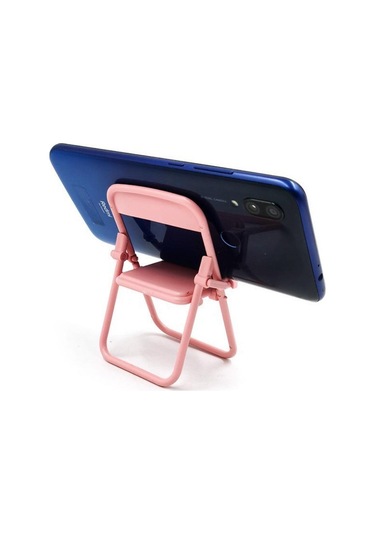 Masaüstü Sandalye Cep Telefonu Tutucu Evrensel İns Makaron Renk Tutucu Dekoratif Süsler Masaüstü Sandalye Tutucu Yeşil