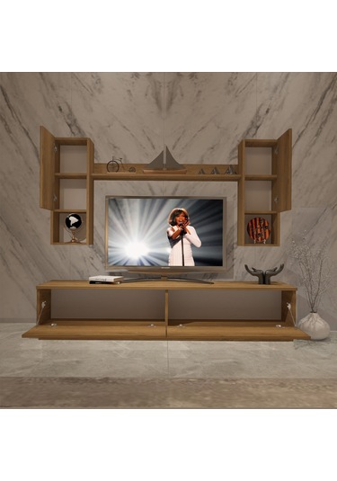Decoraktiv Eko 5dab Mdf Std Tv Ünitesi Tv Sehpası Pera
