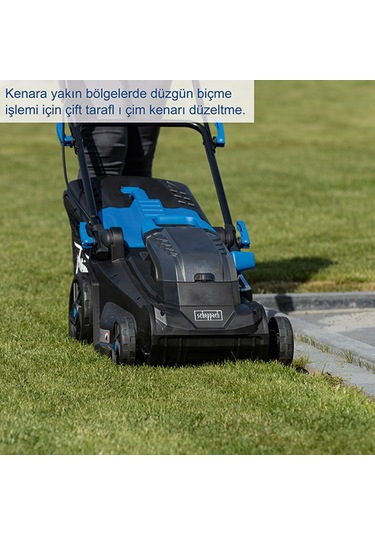 Scheppach BC-MP380 2x4AH Akülü Çim Biçme Makinesi - 5911414400