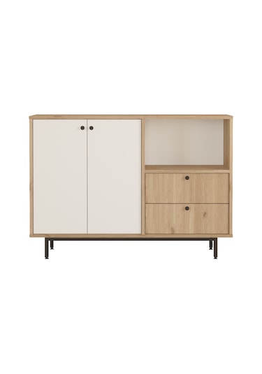 Mocha Kahve Köşesi Çok Amaçlı Dolap Mutfak Dolabı Sepet-beyaz