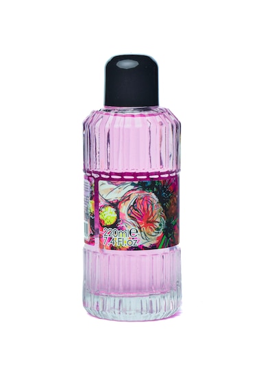 Rosella Gülün Aşkı Parfümlü Kremli Cam Kolonya 220 Ml