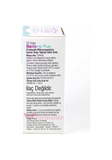 Bactovis Plus 10 Saşe