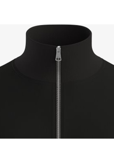 Hugo Neeler Half Zip Erkek Siyah Sweatshirt 50522367 Siyah