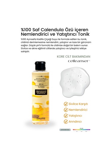 Celleanser Calendula İçerikli Yatıştırıcı Tonik 200 ML