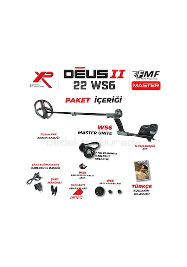 DEUS 2 22,5CM FMF BAŞLIK,WS6 MASTER