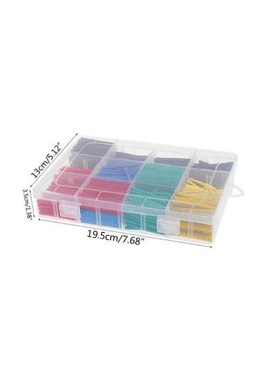 Koodmax - Isı Shrink Boru Daralan Makaron Kablo Yalıtım - 580 Adet 16 Boy