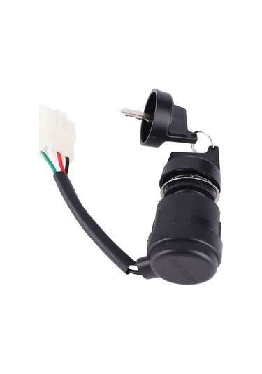 Yaozixa 5 Tel 5 Pinli Moto Atv Dune Go Kart 50-250cc İçin Güvenli Açma Kilit Anahtarı Seti 2 Anahtar