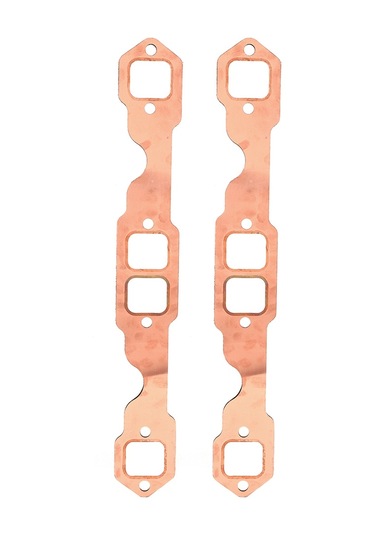 Kosona Sb Chevy 283-400 Motorları İçin Bakır Kaplama Exhaust Gasket Seti, 2 Adet, Tekrarlı Kullanım, Tamamen Leakproof, Direkt Değişim Sı-at58019