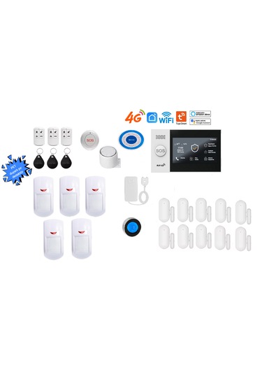 Pet Uyumlu Akıllı Güvenlik Alarm Sistemi Ev Ve Iş Yeri Ekstra Plus