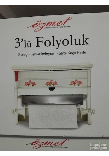 3 Lü Folyoluk Havluluk Streçlik Plastik