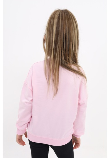 Toontoy Kız Çocuk Sweatshirt Pembe
