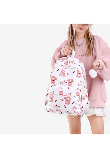 Ecronicword Tekerlekli Sırt Çantası Öğrenci Çantası Arabası C