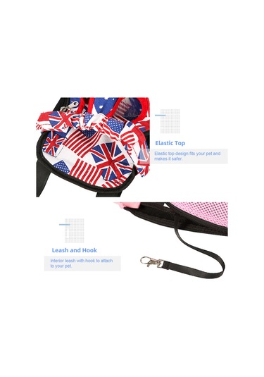 Reedark Köpek Taşıma Çantası: Nefesli Kumaş, Ön/arka Taşıma, Ayak Ve Kuyruk Açık Tasarım, Moda Jean, M Boyutu 30x20cm