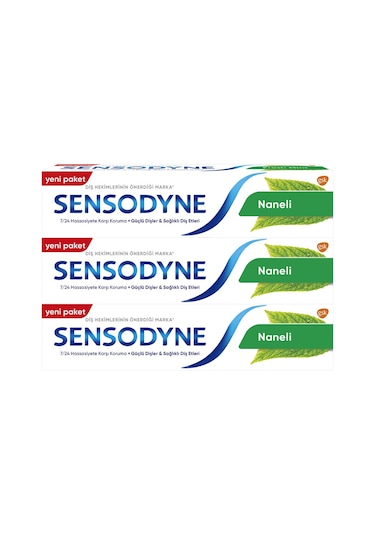 Sensodyne Naneli Diş Macunu 3 x 75 ML