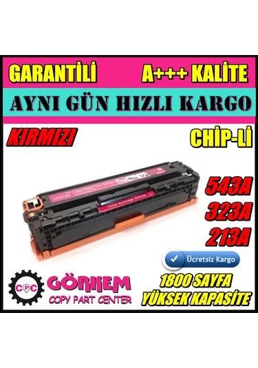 Hp 128A Uyumlu Toner Kırmızı (Ce323A) N11.21156