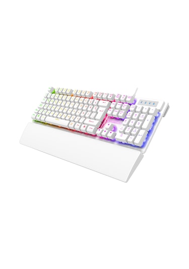Rampage Km-rx7 Fortuna V2 Beyaz Rainbow Tr Q 8 Tuş 12800 Dpı Ckckrmp0036 Lazer