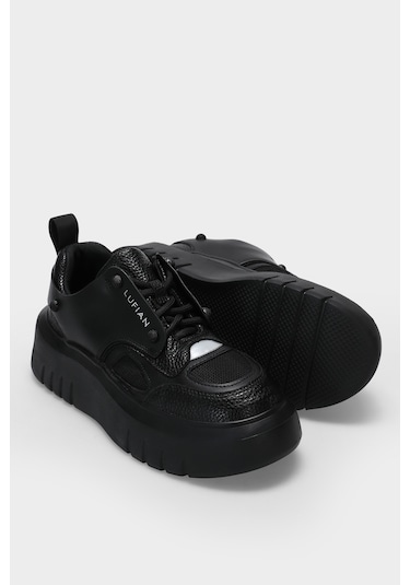 Lufian Icy Kadın Sneaker Ayakkabı Siyah Siyah 122230013100100 Siyah