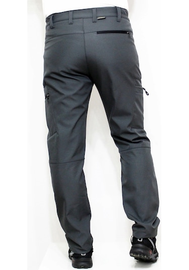 Mudwill Gri Zipper Kargo Cepli Softshell Pantolon