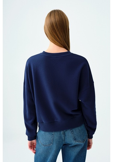 Loft Kadın Sweatshirt Lf2035722 Lacivert
